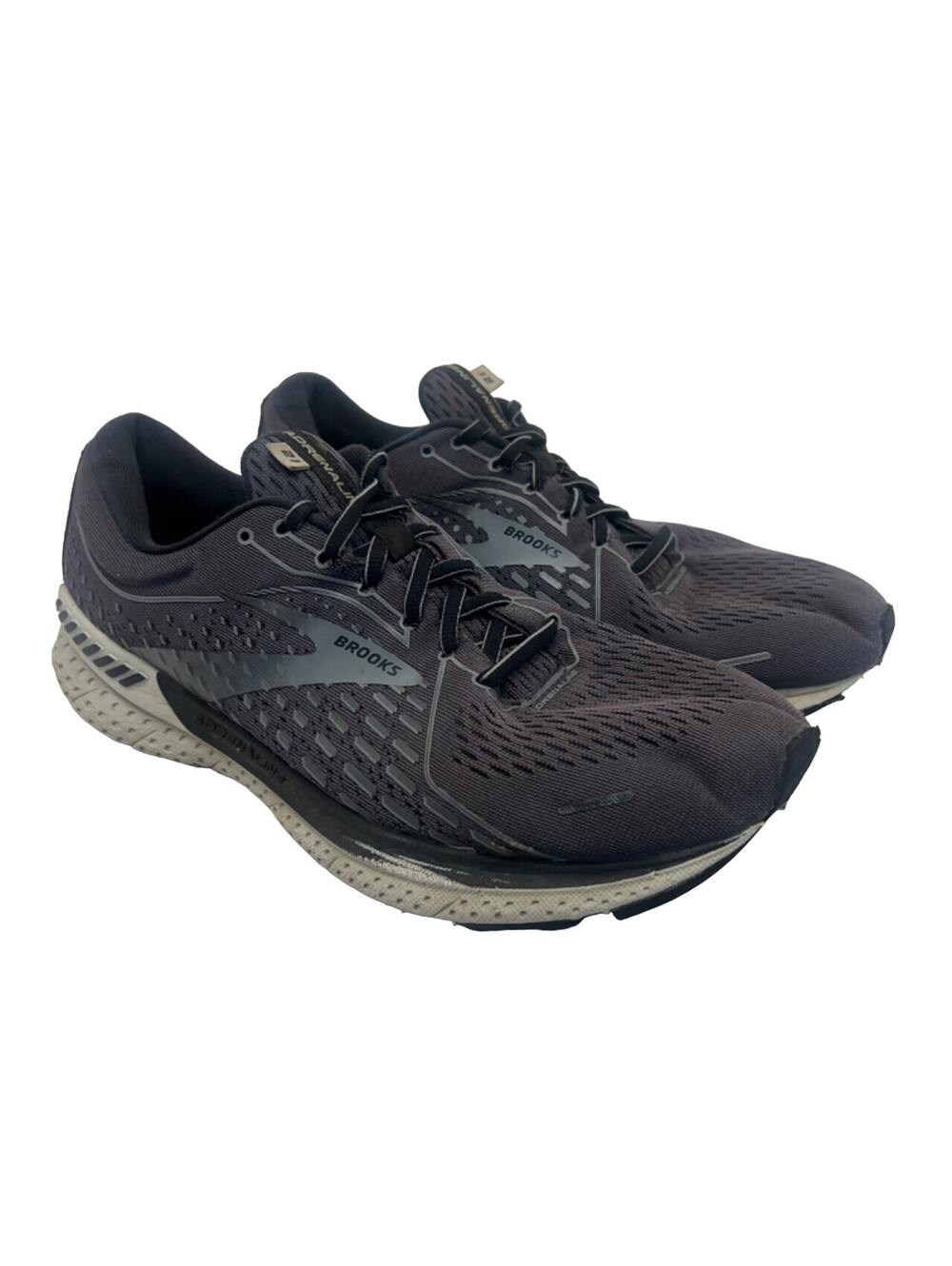 Brooks Men's Adrenaline GTS 21 Athletic Running Sneakers Grey Size 10M
